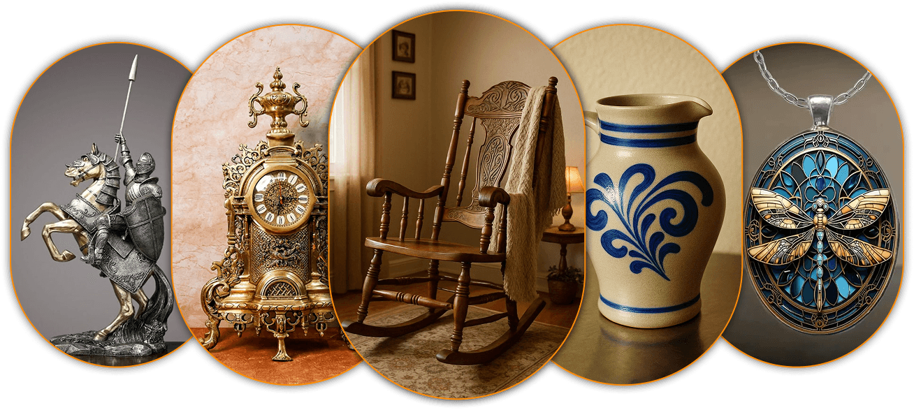 Collection of rare antiques